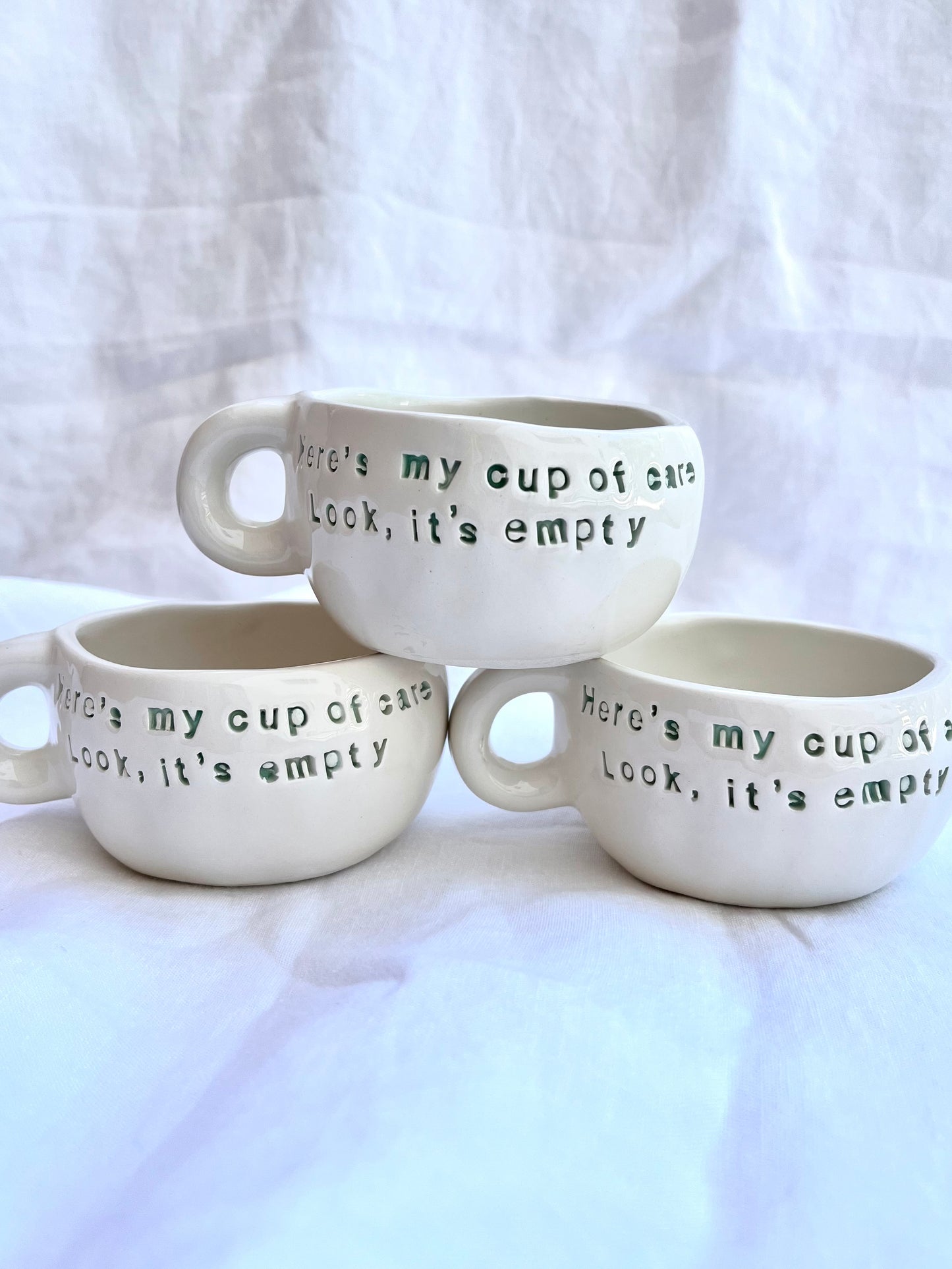 Mug “Here’s my cup of care”