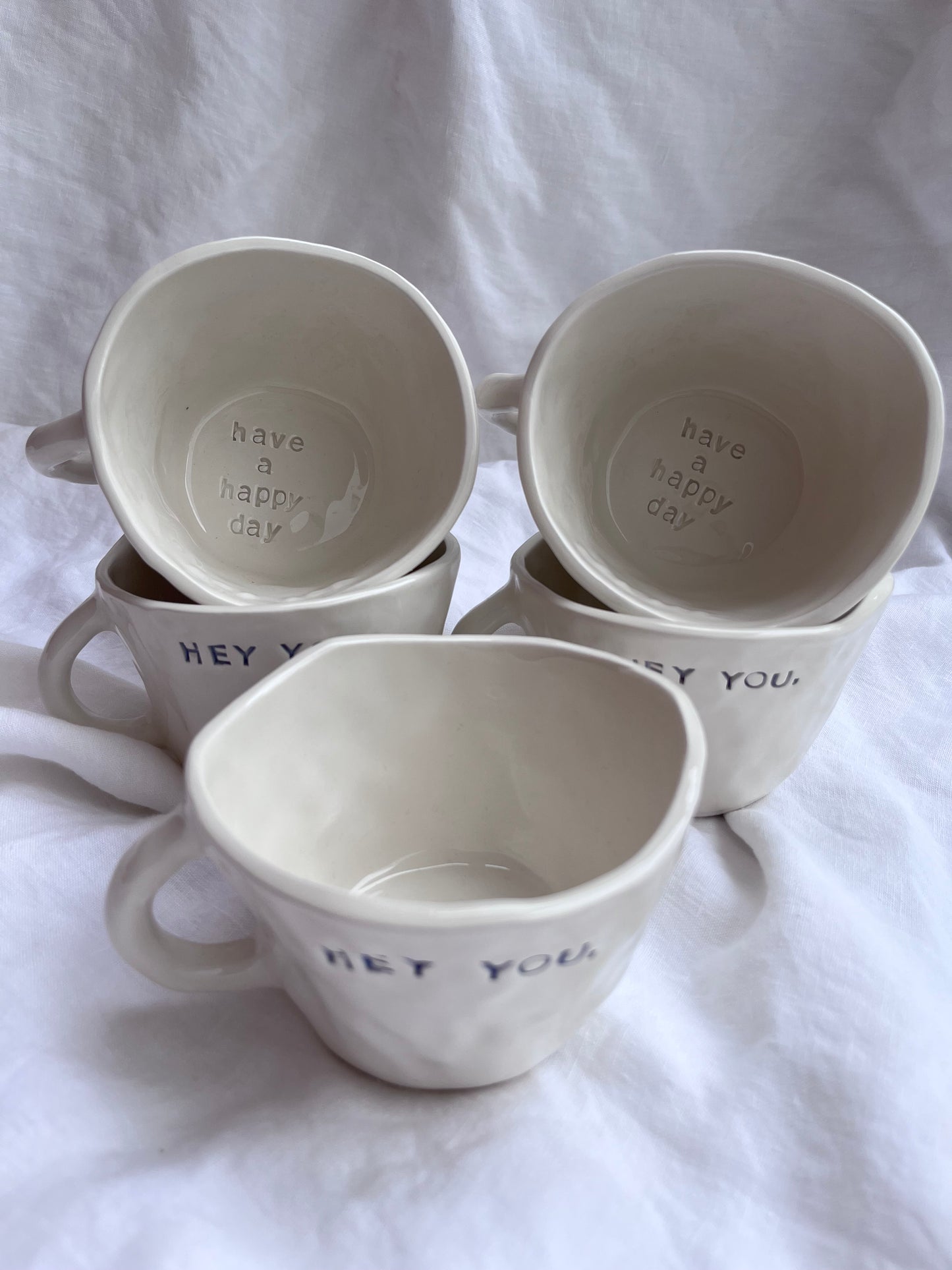 Mug “Hey you, have a happy day”