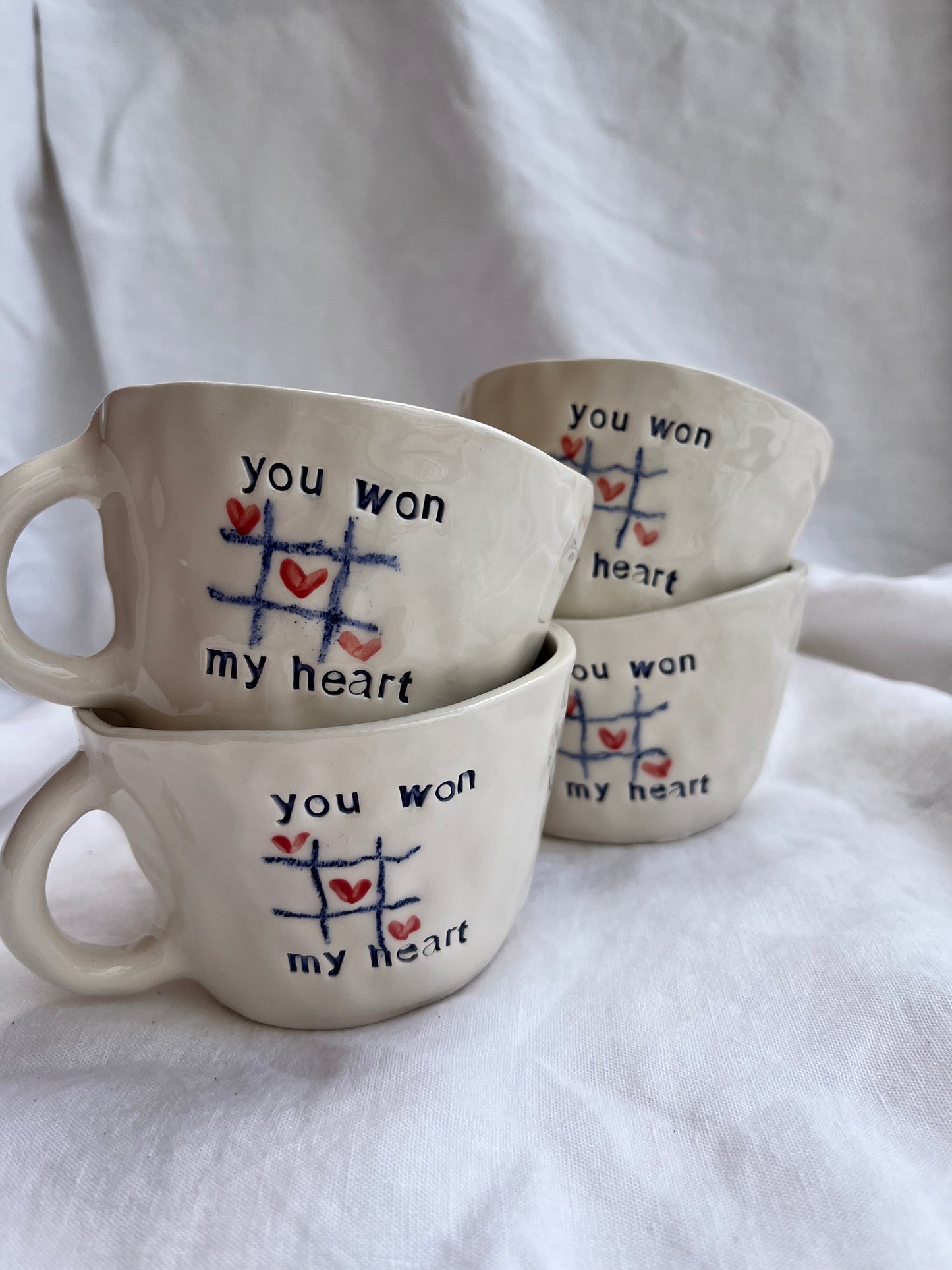 Mug “You won my heart”
