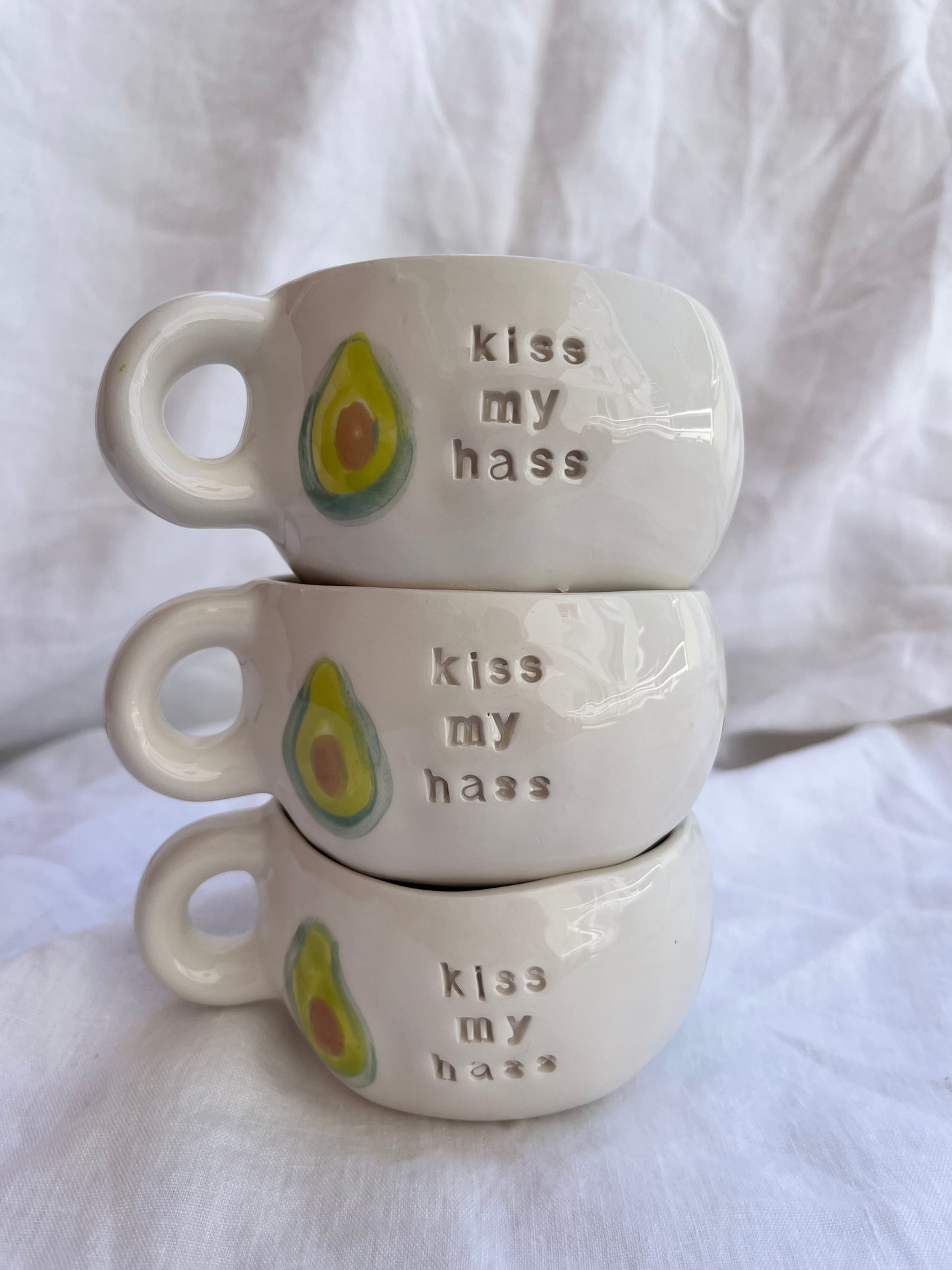 Mug “kiss my hass”