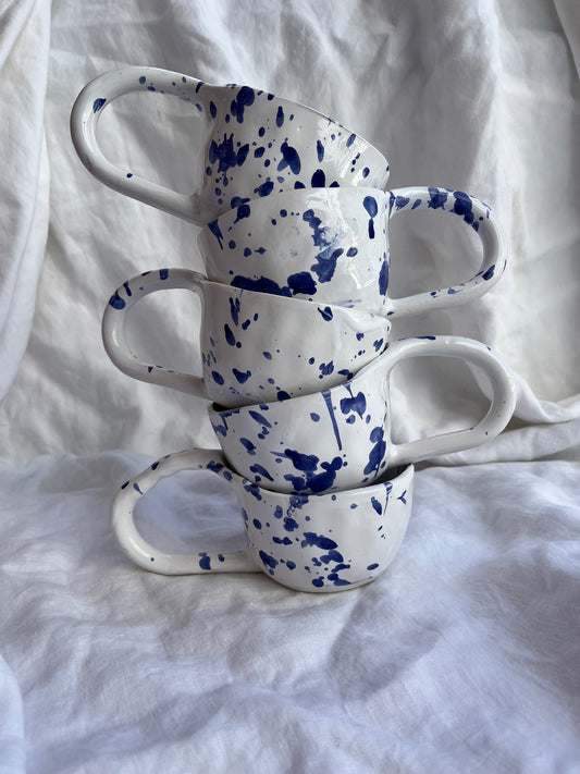 Mug  "Handle Me" Cobalt Splash