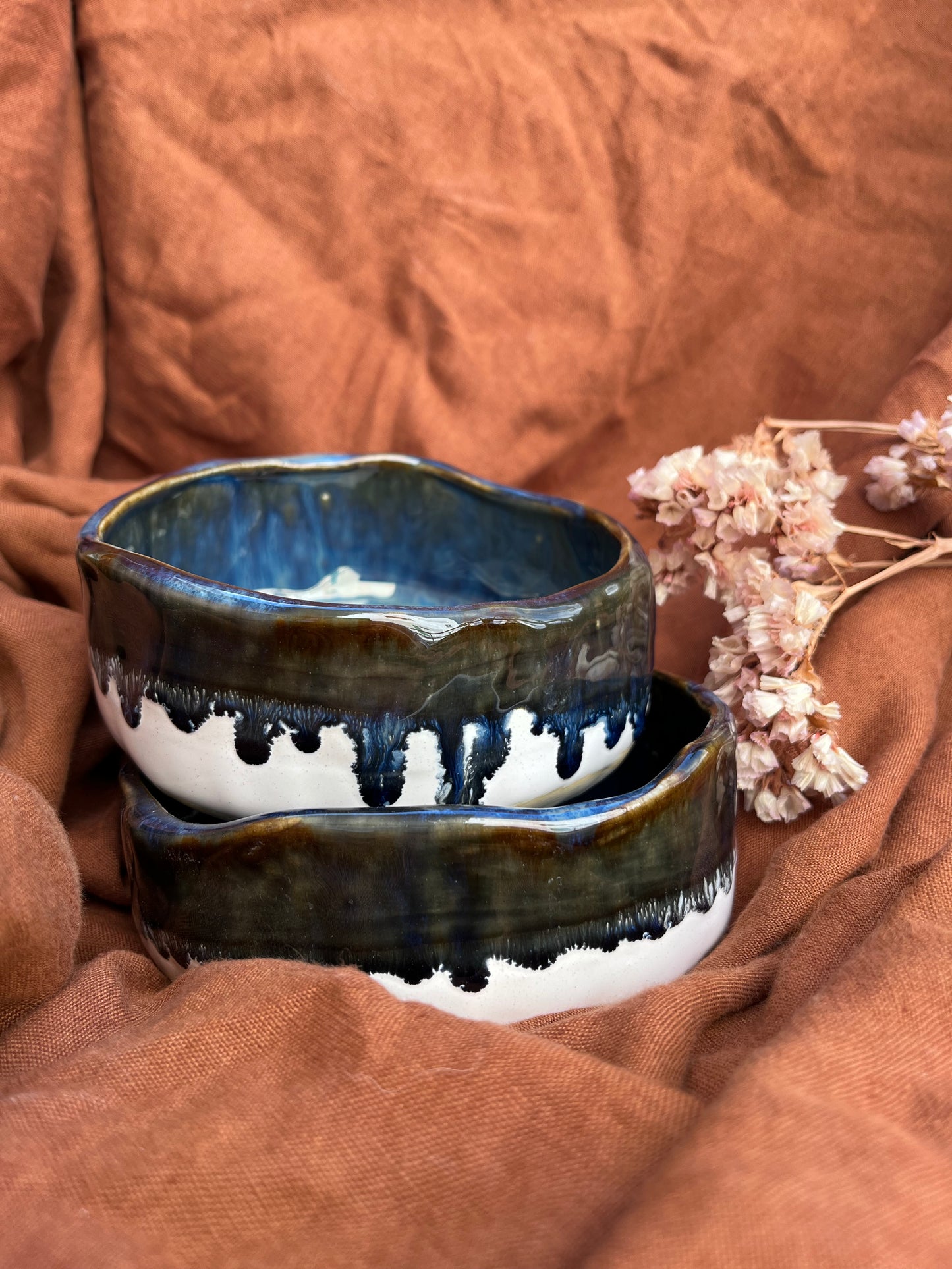 Bowl Stoneware Blue
