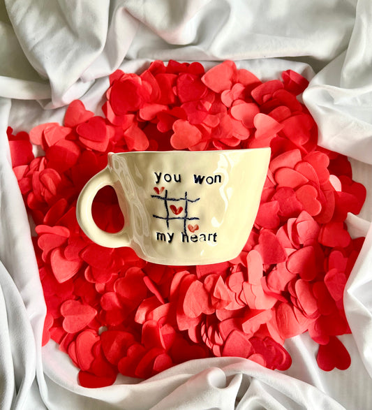 Mug “You won my heart”